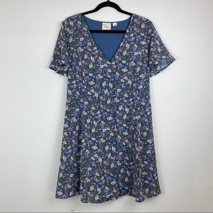 day after day cottagecore floral short dress